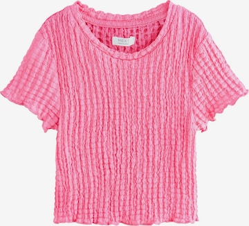 Next T-shirt i rosa: framsida
