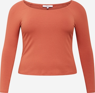 ABOUT YOU Curvy Shirt 'Juli' in Braun: predná strana