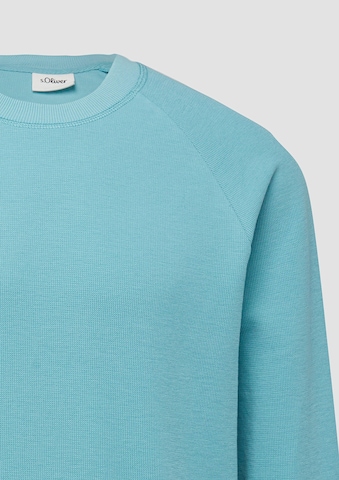 Sweat-shirt s.Oliver en bleu