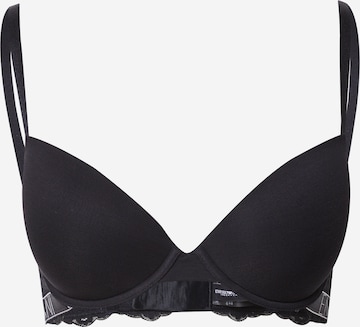 Emporio Armani Push-up Podprsenka – černá: přední strana