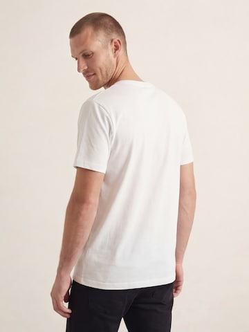 Antargo Shirt 'Embroidery T-Shirt' in White