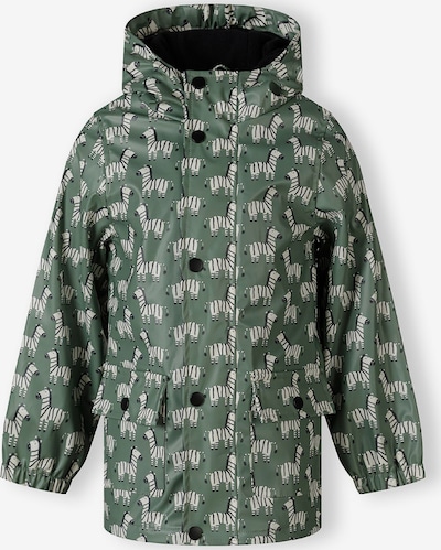MINOTI Starpsezonu jaka, krāsa - tumši zaļš / melns / balts, Preces skats