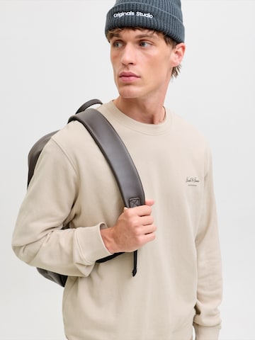 Sweat-shirt 'JJEARCHIVE' JACK & JONES en beige