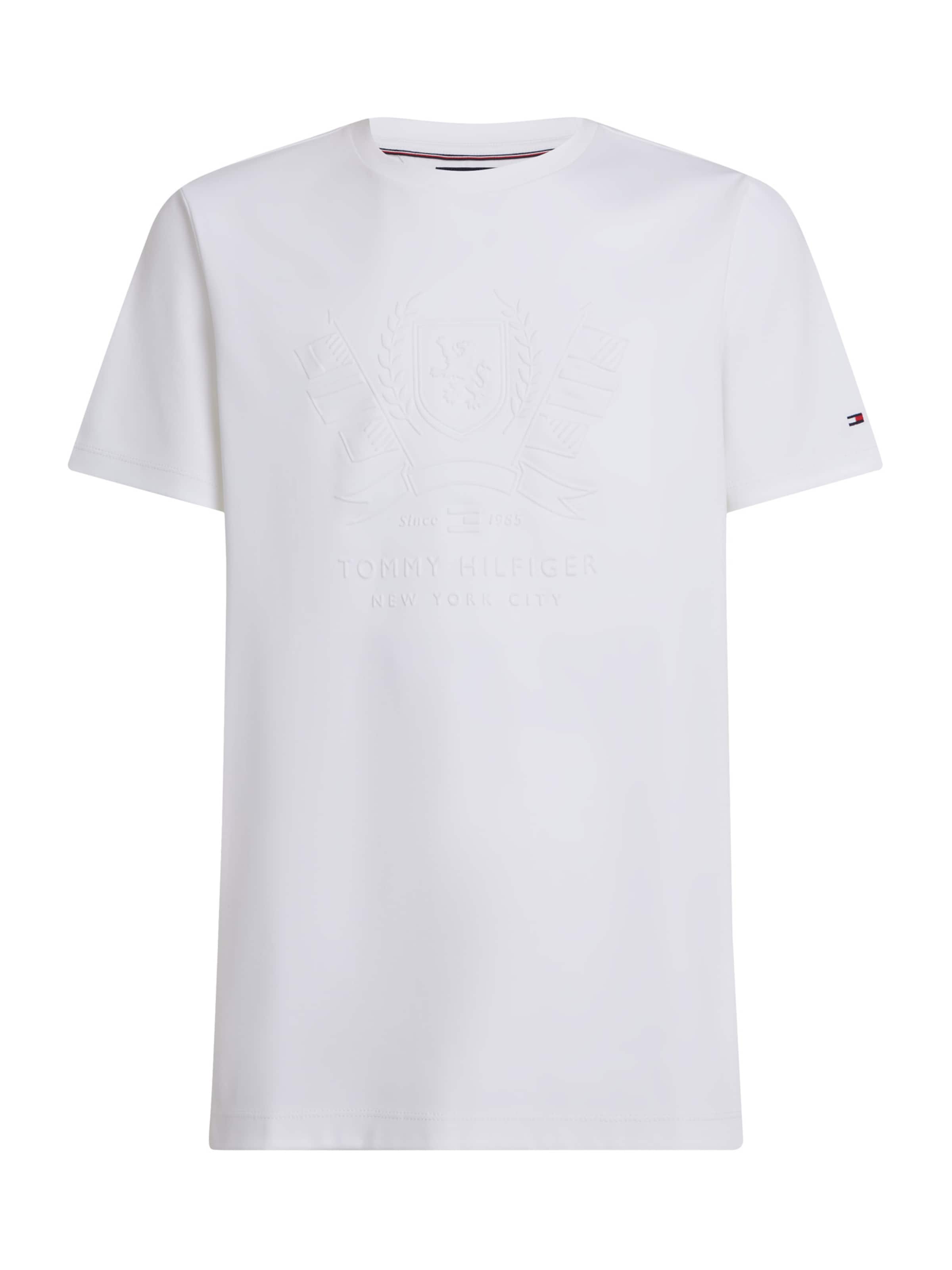 Tricou de la TOMMY HILFIGER pe alb: față