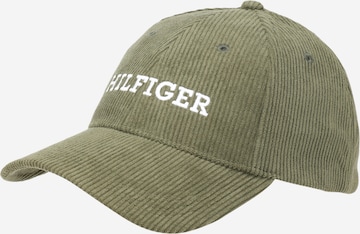 Casquette TOMMY HILFIGER en vert : devant