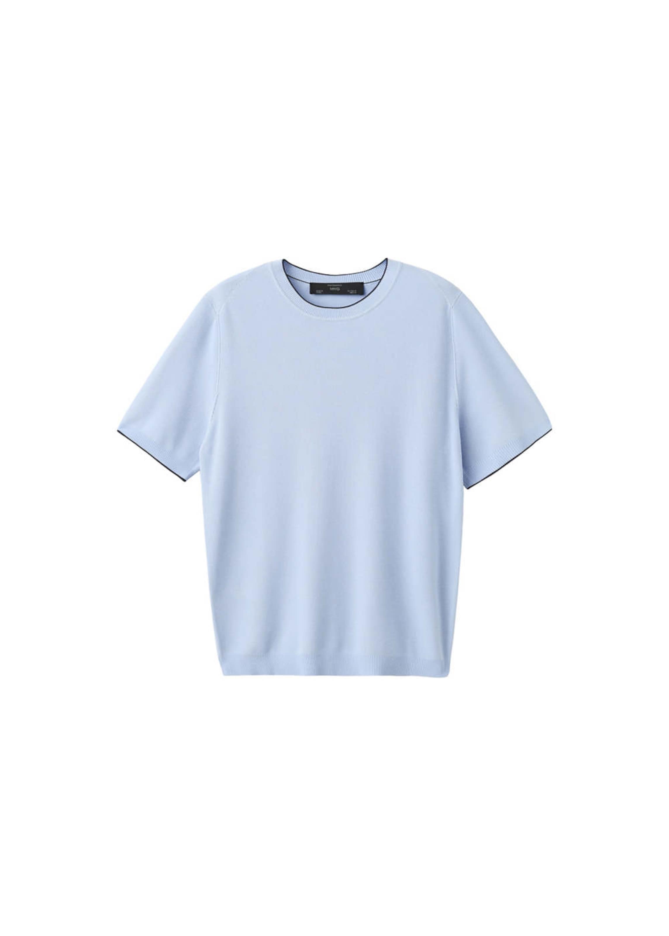 MANGO MAN Shirt 'Milo' in Blue: front