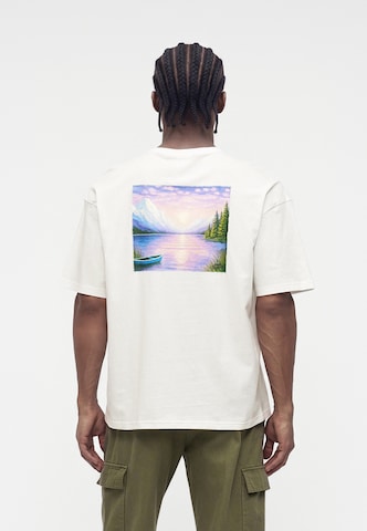 T-Shirt 'PAINT GFX' ADIDAS ORIGINALS en blanc : devant