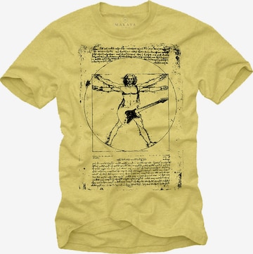 MAKAYA Shirt in Yellow: front