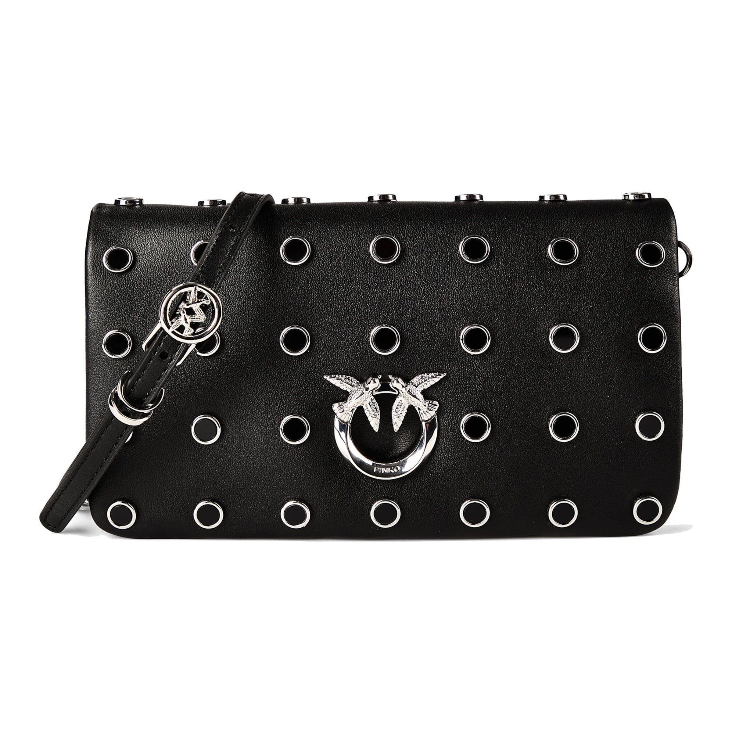 Pochette 'Love Click' PINKO en noir : devant