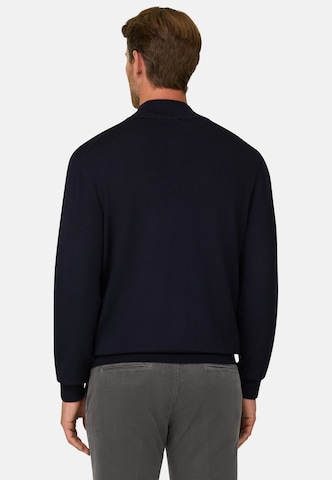 Boggi Milano Gebreid vest in Blauw: terug