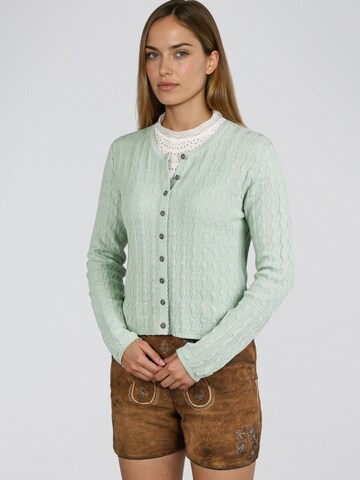 Cardigan 'Hummeltal' SPIETH & WENSKY en vert : devant