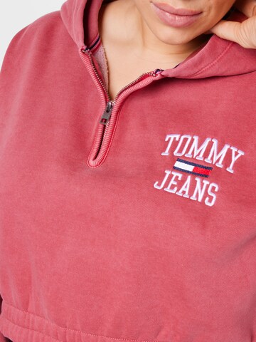 Tommy Jeans Curve Tréning póló - piros