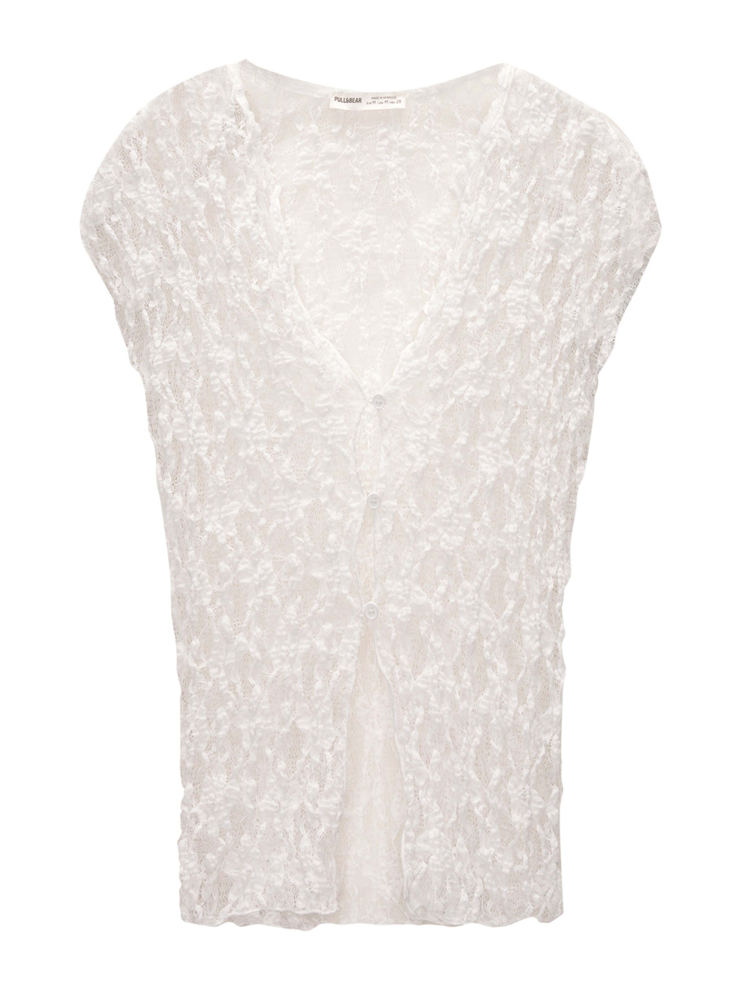 Pull&Bear Bluse in Grau: Vorderseite