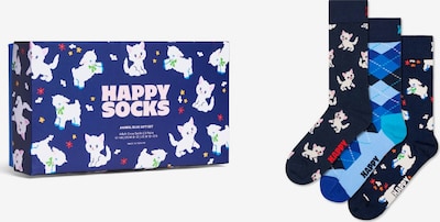 Happy Socks Socken '3-Pack Animal Blue Socks Gift Set' in blau, Produktansicht