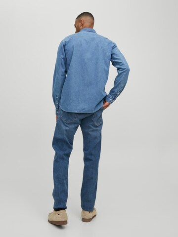 R.D.D. ROYAL DENIM DIVISION Средняя посадка Рубашка 'Leo' в Синий