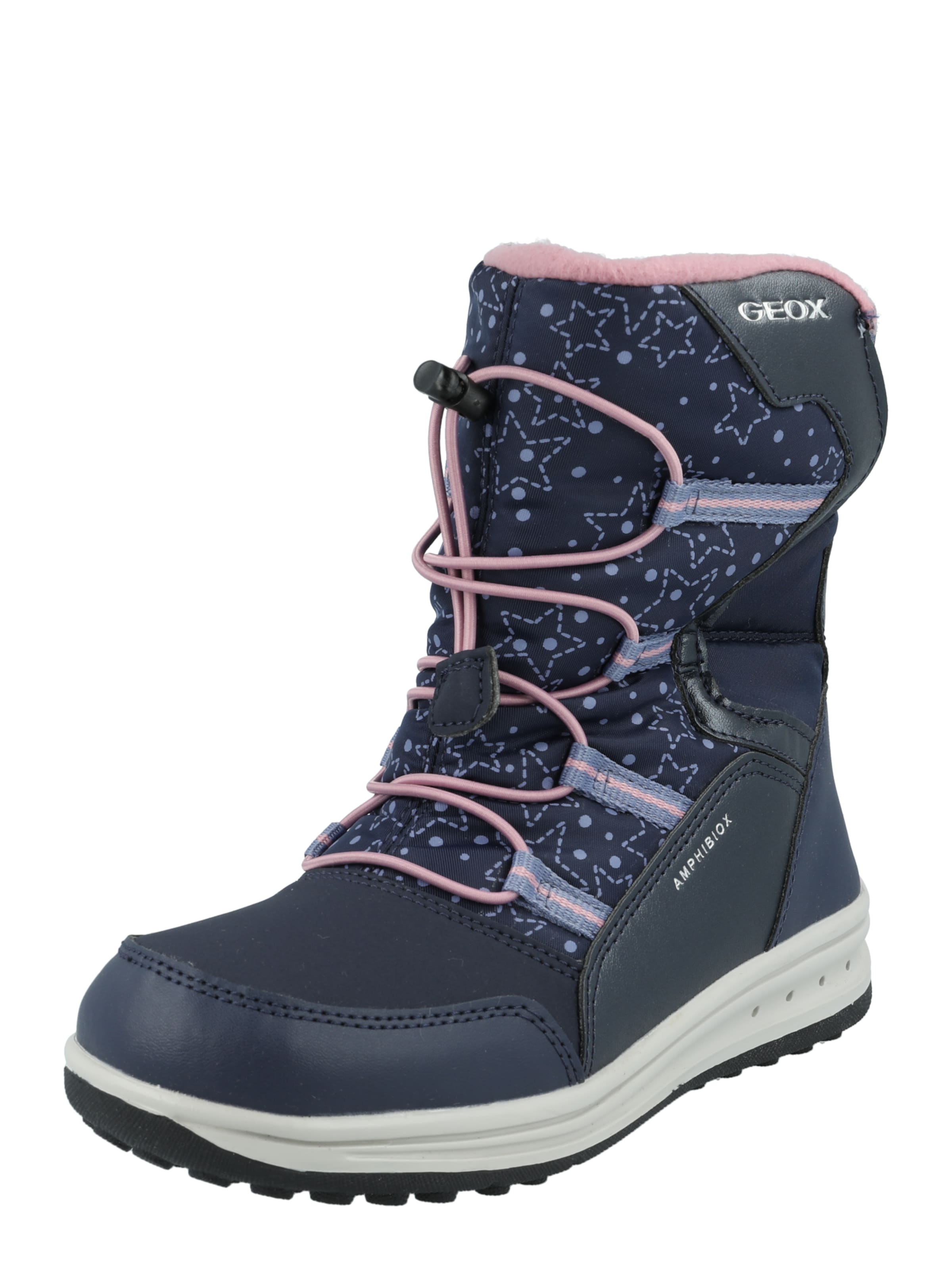 GEOX Snowboots 'Roby' in Blau: Vorderseite
