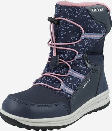 GEOX Snow Boots 'Roby' in Blue: front