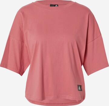 ADIDAS SPORTSWEAR Performance Shirt 'Future Icons 3-Stripes' in Pink: front