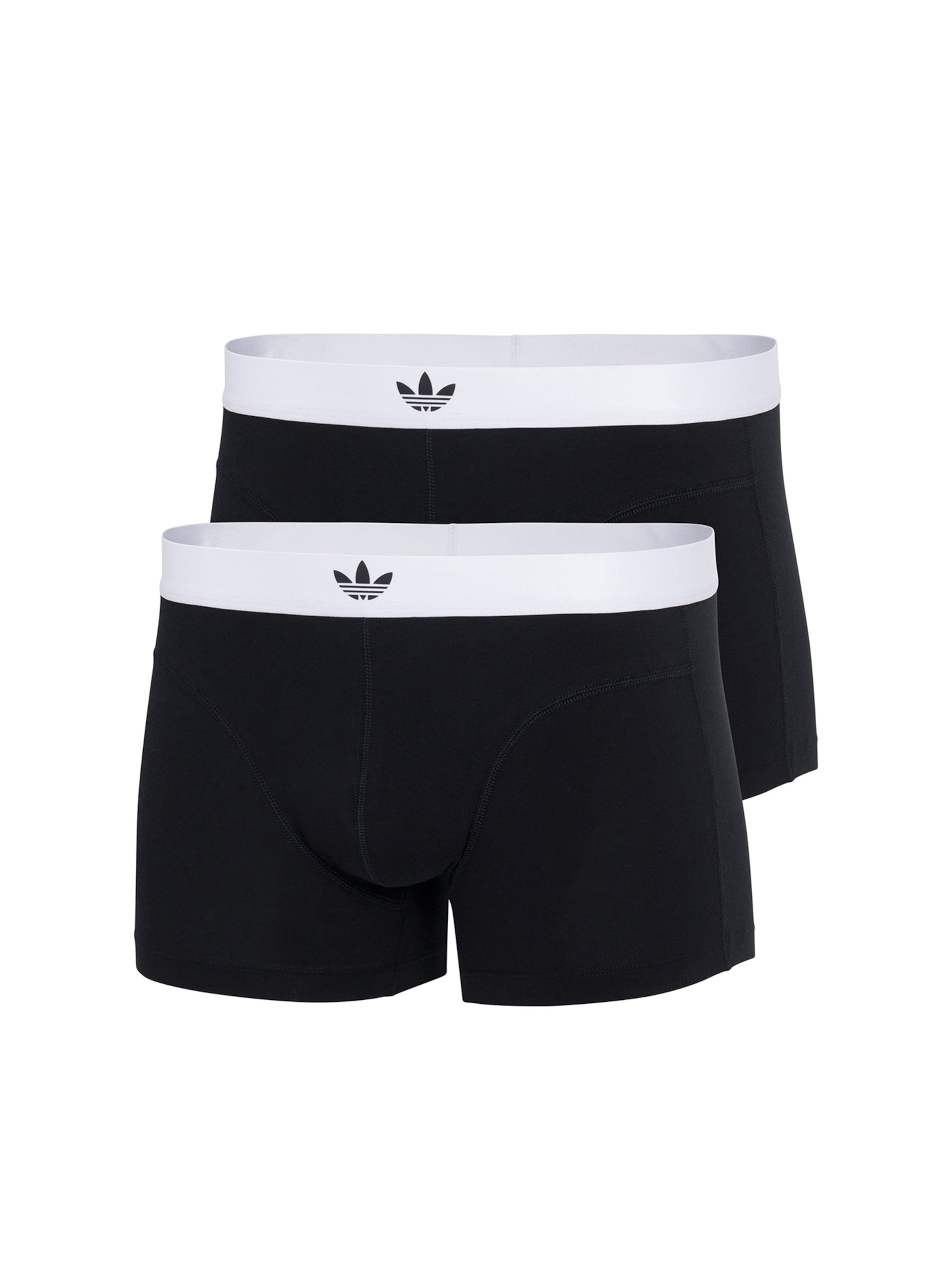 ADIDAS ORIGINALS Boxershorts ' Comfort Flex Cotton Body Lines ' in Zwart: voorkant
