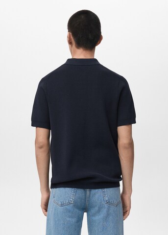 MANGO MAN Regular fit Button Up Shirt 'Lino-H' in Blue