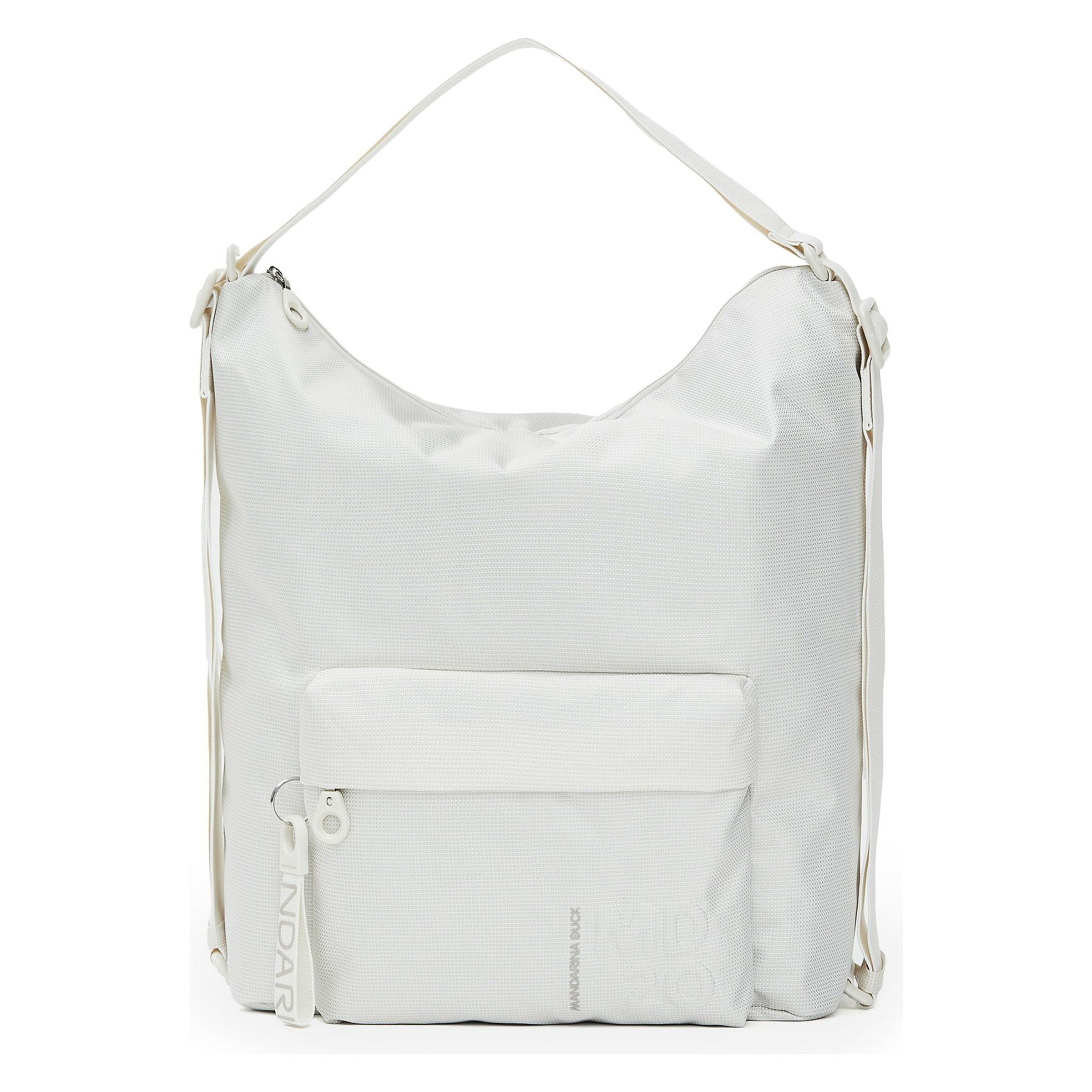 Borsa a spalla di MANDARINA DUCK in bianco: frontale
