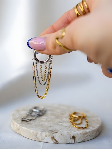 hiBALI Earrings 'Chain Hoops' in Mixed colors