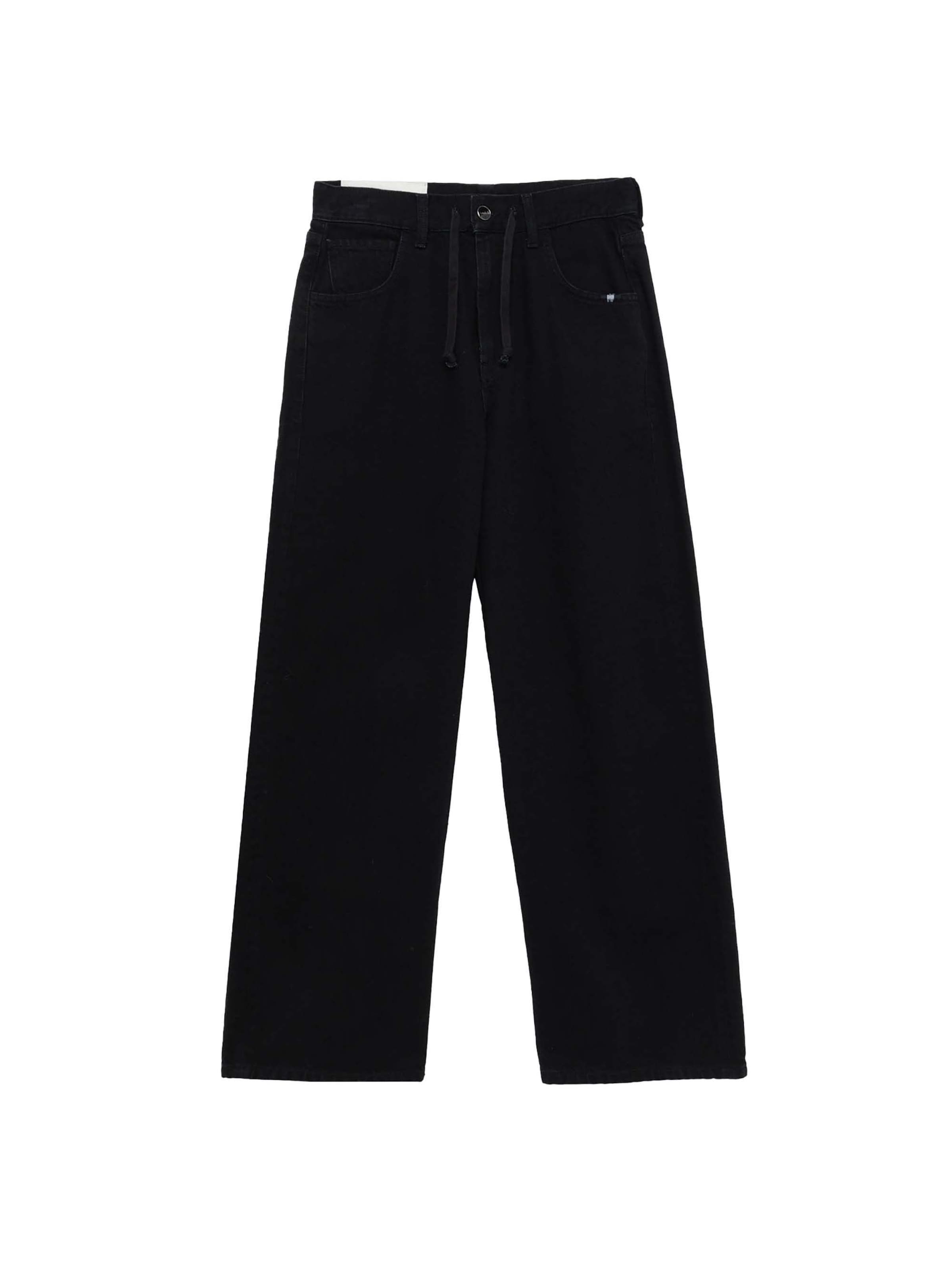 AMISH Loosefit Jeans 'Jeremiah' in Zwart: voorkant