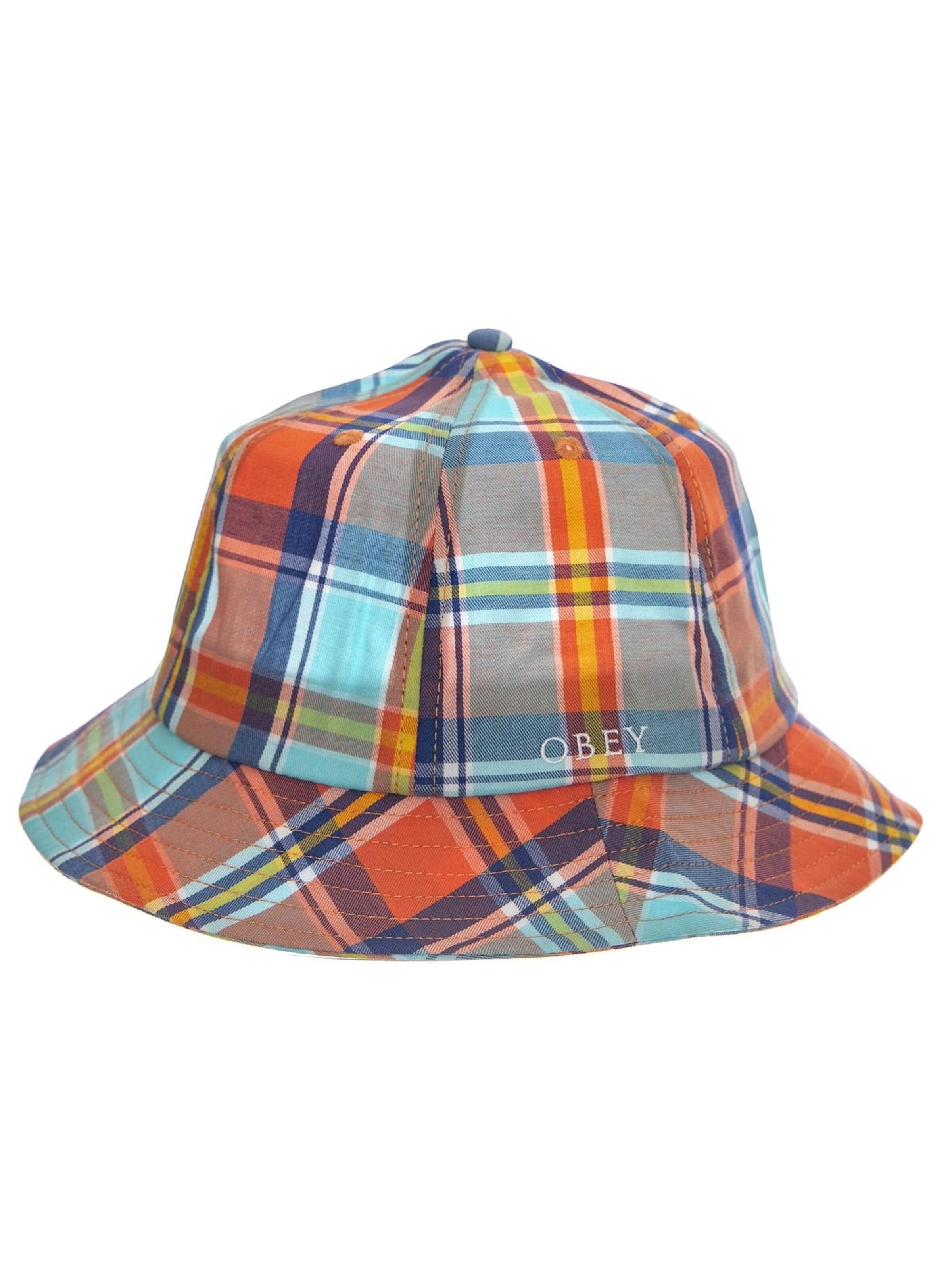Cappello 'Arthur Bucket Hat Teal Multi' di Obey in colori misti: frontale