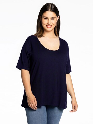YOEK Shirt ' Lara ' in Blauw: voorkant