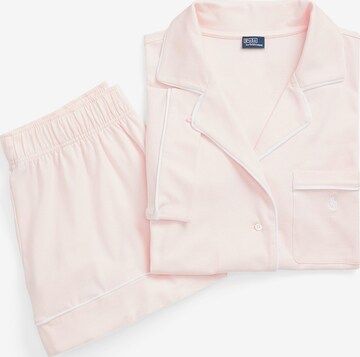 Polo Ralph Lauren Pyjama in Roze: voorkant