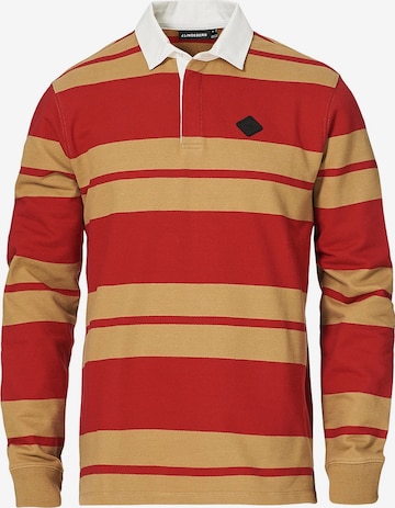 J.Lindeberg Shirt 'Reed' in Rood: voorkant