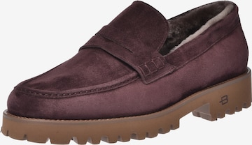 BALDININI Mocassins in Rood: voorkant