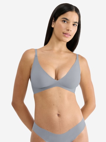 SLOGGI Push-up BH ' Blue ZERO Feel 20 THE UP ' in Grijs: voorkant