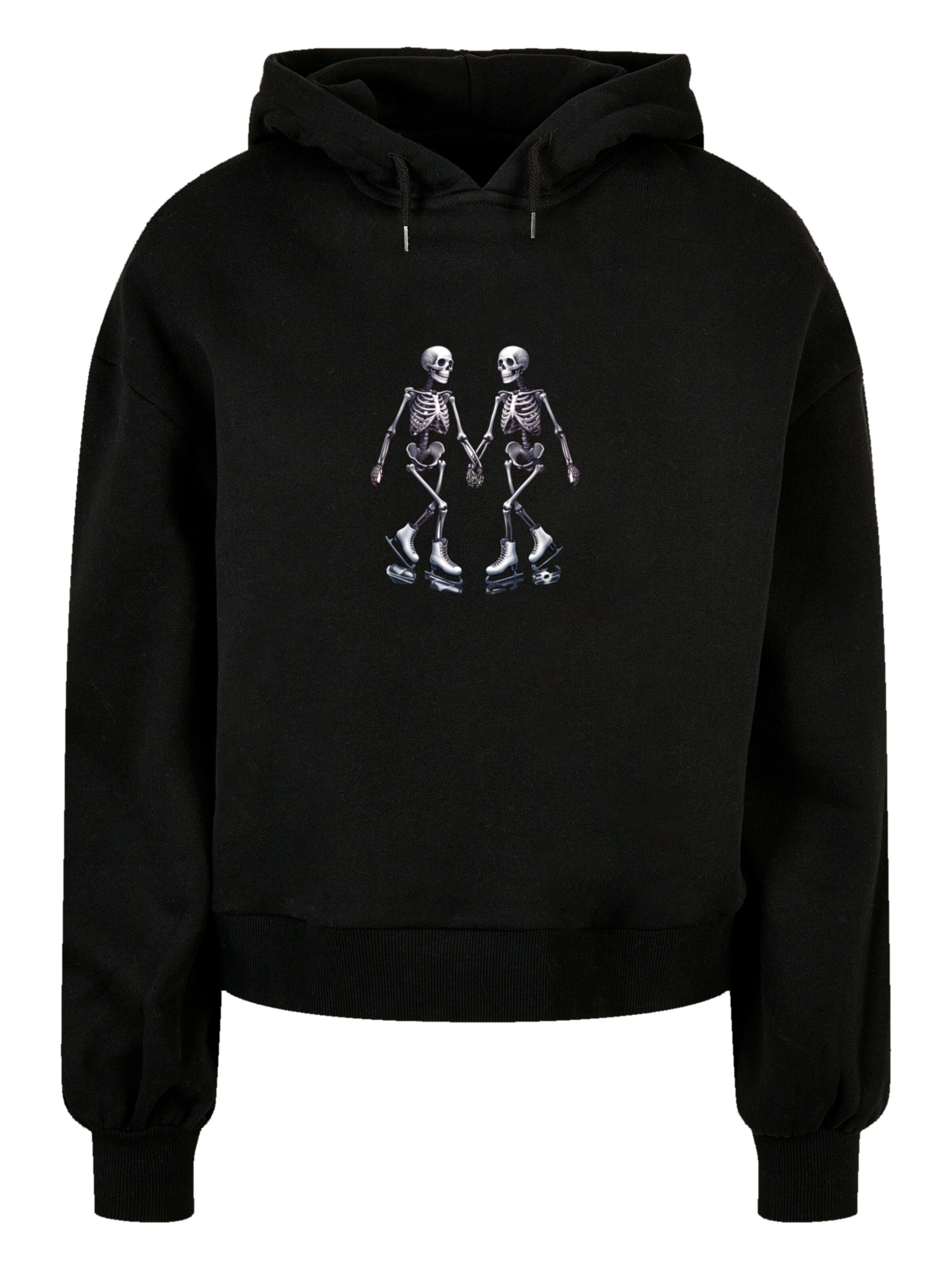 F4NT4STIC Sweatshirt in Zwart: voorkant