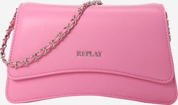 REPLAY Чанта с презрамки в розово: отпред
