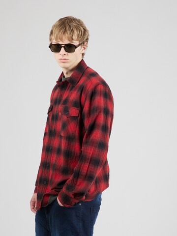 REPLAY Regular fit Button Up Shirt in Red: front