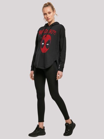 F4NT4STIC Sweatshirt 'Marvel Deadpool Seriously' in Black