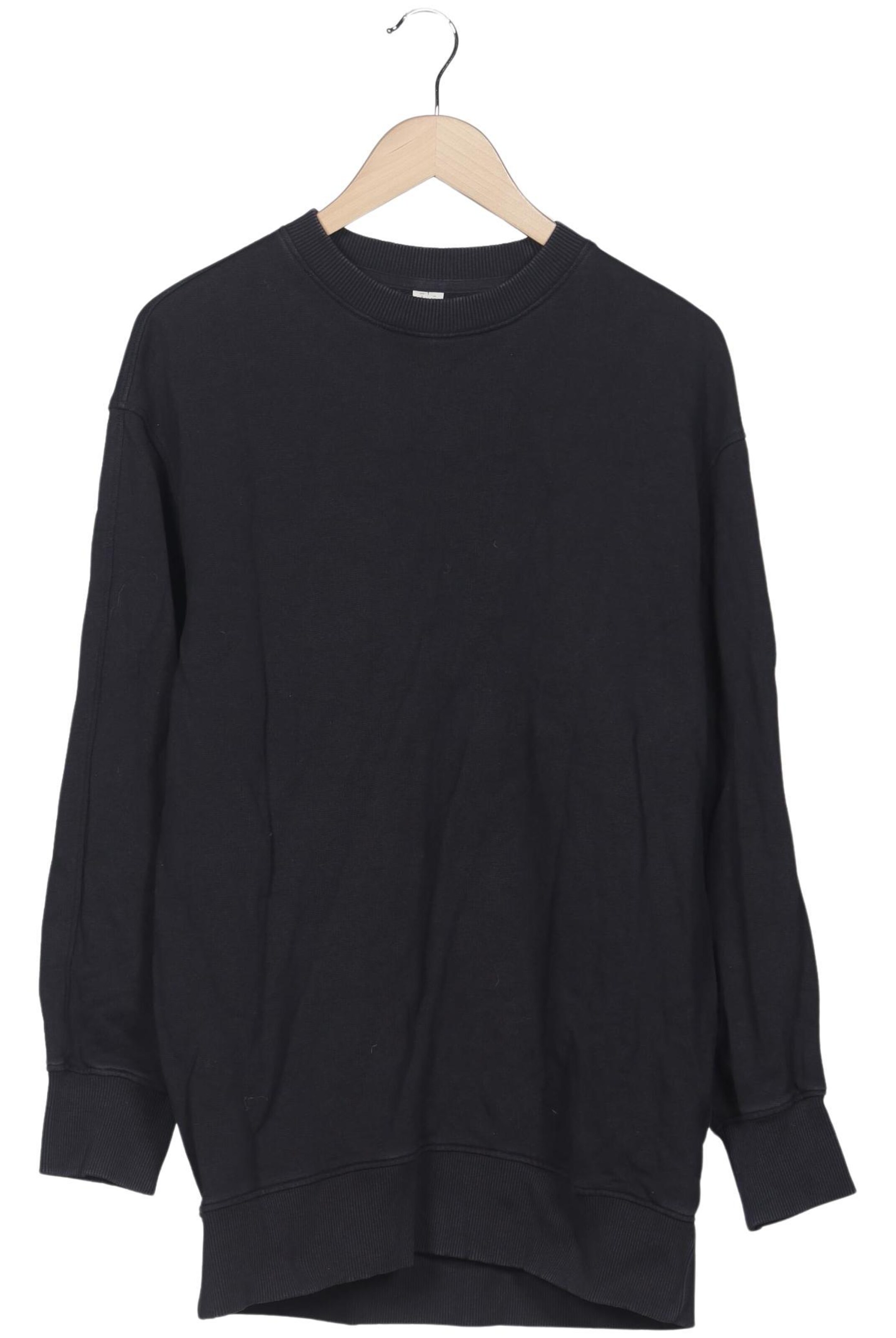 Arket Sweatshirt & Zip-Up Hoodie in S in Black: front