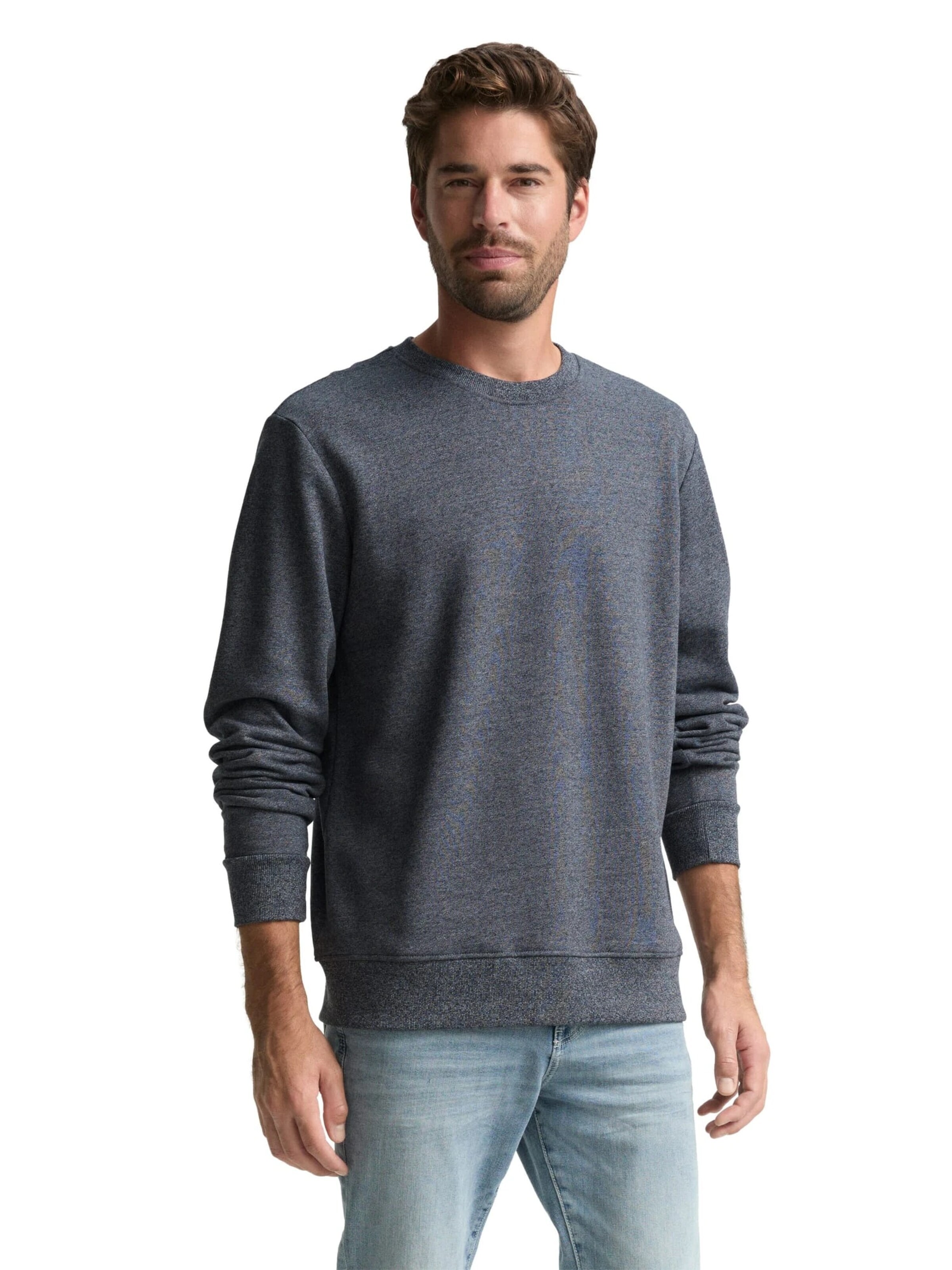 TOM TAILOR Sweatshirt in Blue: front