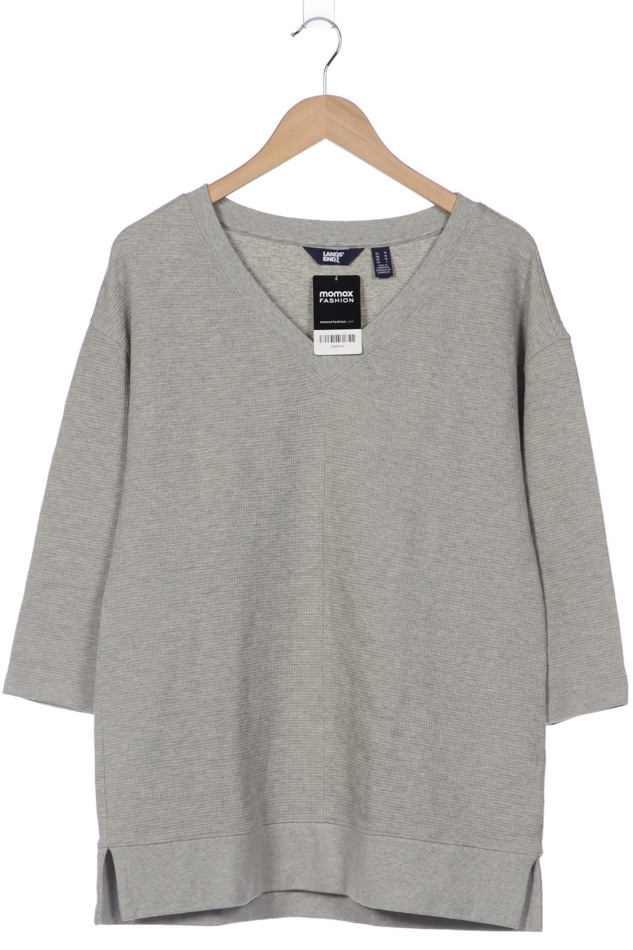 Lands‘ End Sweater M in Grau: Vorderseite
