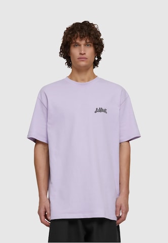 T-Shirt 'Dripping Heart' Lost Youth en violet : devant
