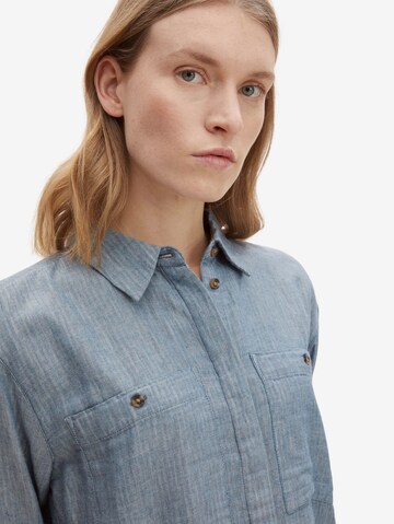 TOM TAILOR Blouse in Blue