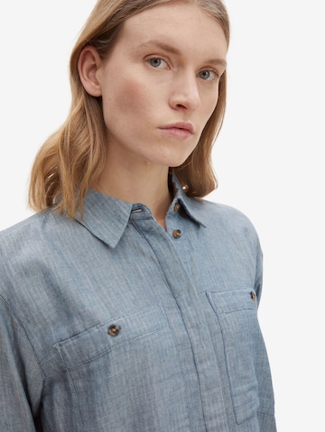 TOM TAILOR Blouse in Blue