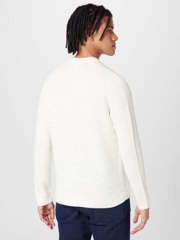 Pullover 'ADAM' di Only & Sons in bianco