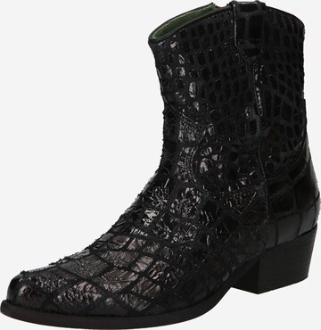 Bottes de cowboy 'West' FELMINI en noir : devant