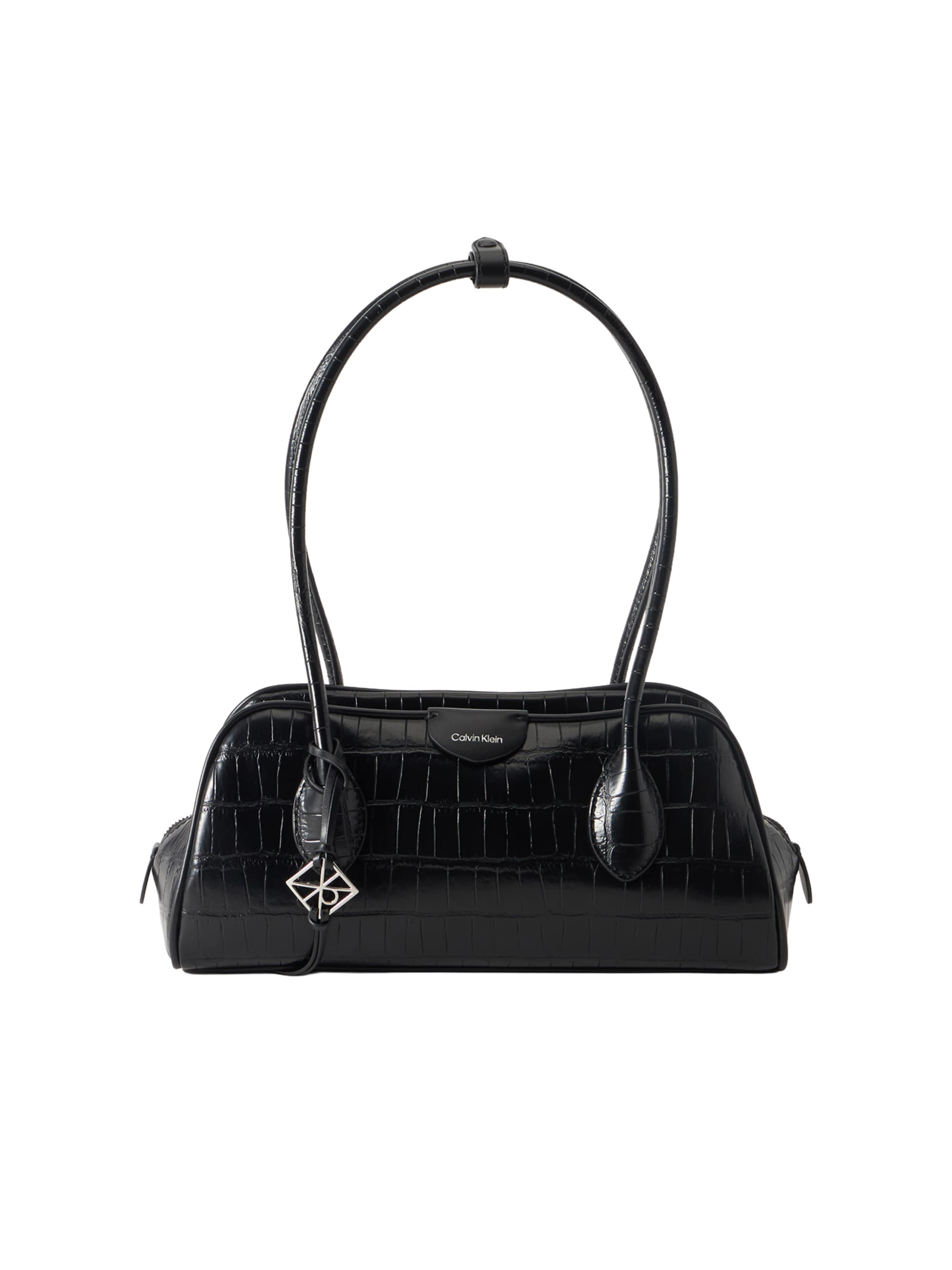 Calvin Klein - Bolso de hombro en negro: frente