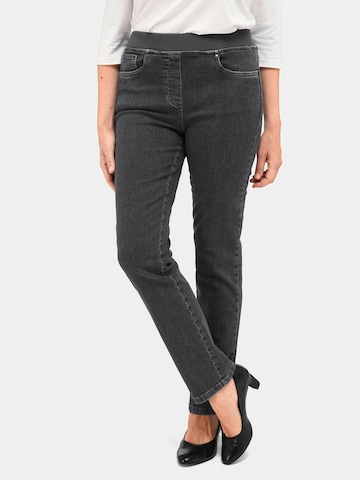 Goldner Jeans 'Louisa' in Grau: predná strana