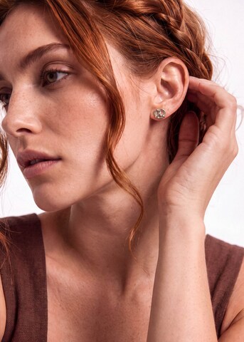 Boucles d'oreilles 'Brezel' PURELEI en argent : devant