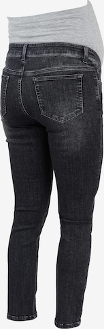 MAMALICIOUS Skinny Jeans 'CALIFORNIEN' in Grau