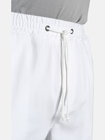 Loosefit Pantalon ' Daan ' Jan Vanderstorm en blanc